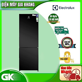 Mua  Freeship  Tủ lạnh Electrolux Inverter UltimateTaste 300 ngăn đá dưới có ngăn đông mềm 253 lít  - EBB2802K-H - khử mùi diệt khuẩn  ngăn đông lớn  khay đá xoay  khay kệ linh hoạt  Hàng chính hãng 