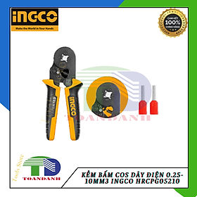Mua Kềm bấm cos dây điện 0.25-10mm3 INGCO HRCPG05210