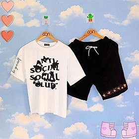 Set đồ bộ Quần Shorts Lửng Kẻ 3 Sọc Quần Ulzzang Ống Rộng Quần Đùi Kẻ Sọc