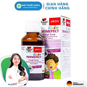 Siro ho Thymepect Doppelherz Hỗ trợ giảm ho có đờm cho trẻ 100ml