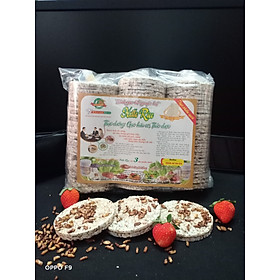 BÁNH GẠO LỨT ĂN KIÊNG HELLORICE - 1 BỊCH 3 CÂY BÁNH ( 51 BÁNH ) 500G- THỰC DƯỠNG HỮU CƠ ĂN KIÊNG, GIẢM CÂN