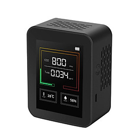 Intelligent Big Screen CO2 TVOC Temperature Humidity Multipurpose Detect Tool Portable Testing Instrument Household