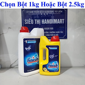 Combo 2 can Bột Finish 1kg hương chanh- Đức chính hãng (Dành cho máy rửa bát)