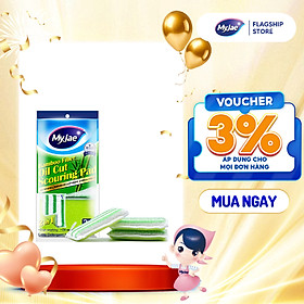 Miếng rửa chén đa năng sợi tre MyJae, miếng rửa chén chống xước 2 mặt, siêu bền đánh bay dầu bẩn