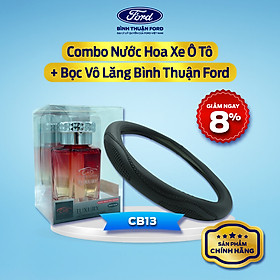 Nước Hoa Ô Tô + Bọc Vô Lăng Ô Tô | Combo Nội Thất Cao Cấp