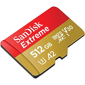 (Giá Hủy Diệt) Thẻ nhớ MicroSDXC SanDisk Extreme A2 - V30 U3 4K Class 10 UHS-I 190MB/s - Hàng Nhập Khẩu