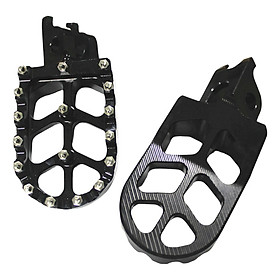 Motorcycle Foot Pegs CNC Footrest for  Crf450R Crf450RX Crf450x Black