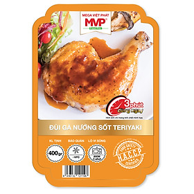 Đùi gà nướng sốt Teriyaki (có xương) MVP khay 400g