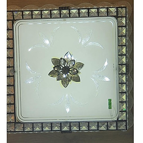 (GIẢM GIÁ SỐC) Đèn Ốp Trần Vuông Trang Trí Phòng Khách Hiện Đại, Đèn Led Ốp Trần Phi 500mm