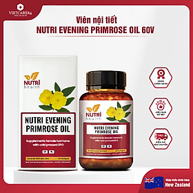Viên Uống Bổ Sung Nội Tiết New Zealand Nutri Evening Primrose Oil 60 Viên | Giúp Bổ Sung Nội Tiết Tố - Nhập Khẩu Chính Hãng