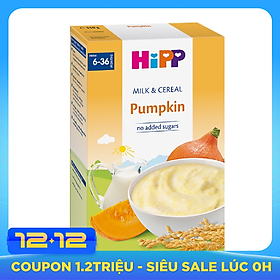 Bột Sữa Và Rau Củ Dinh Dưỡng HiPP Vị Bí Đỏ 3323 (250g)