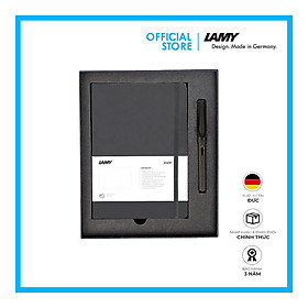 Gift Set Lamy Notebook A5 Softcover Black + Lamy Safari Umbra - GSNSa004
