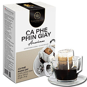 Cà phê Phin Giấy Trung Nguyên Americano( Hộp 10 Phin)