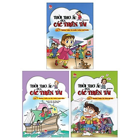 Combo Thời Thơ Ấu Của Các Thiên Tài: Tập 1 + Tập 2 + Tập 3 (Tái Bản 2019) (Bộ 3 Tập)