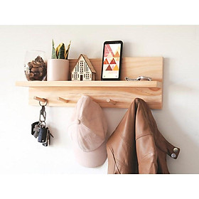 Mua Kệ trang trí treo tường giá gỗ để đồ Kệ gỗ gắn tường chất liệu gỗ thông