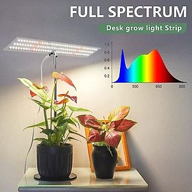  Đèn LED chống nước trồng cây trong nhà Terino DM-04 (Ánh sáng toàn dải, có hẹn giờ tự động, loại để bàn, có điều chỉnh được độ cao) – Hàng chính hãng