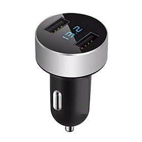 2xDual USB Car Charger Universal Alloy Adapter Fit for Tablets Smartphone