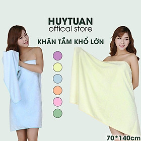Khăn tắm lớn - Khăn tắm xuất Nhật siêu mềm size 70x140cm - ĐỦ 6 MÀU (KN1m4)