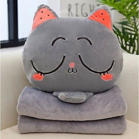 Mua (HQ) Bộ chăn gối văn phòng hình thú gấu bông có mền cute dễ thương 2in1 HƯƠNG QUỲNH