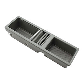 Front Center Console Storage Drink Cup Holder Tray for  3 grey