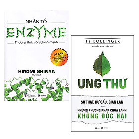 Hình ảnh Combo 2 Cuốn Sách Cực Hay Cho Bạn Sống Khỏe: Nhân Tố Enzyme - Phương Thức Sống Lành Mạnh (Tái Bản 2018) + Ung Thư - Sự Thật, Hư Cấu, Gian Lận Và Những Phương Pháp Chữa Lành Không Độc Hại / Tặng Kèm Bookmark Happy Life