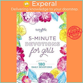 Sách - 5-Minute Devotions for Girls : Featuring 180 Daily Devotions by Zondervan (US edition, hardcover)