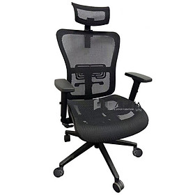 Mua Ghế xoay văn phòng lưng lưới CM4512-M Nội thất Capta Ghế ngồi làm việc tại nhà có tựa đầu lưng lưới nệm vải lưới tay nhựa chữ T office chair