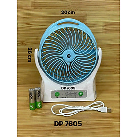 Mua QUẠT SẠC SIÊU MÁT GIÁ TỐT NHẤT MÃ DP 7605