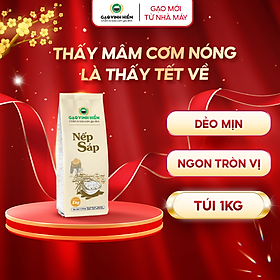 Gạo Nếp Sáp Vinh Hiển 1KG - Dẻo thơm, nếp ngon