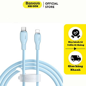 Cáp sạc nhanh Type C to Light-ning PD 20W Baseus Pudding Series (Fast Charging Data Cable)- Hàng chính hãng