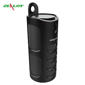 Loa bluetooth Zealot kiêm sạc dự phòng có bao silicon bảo vệ chống sốc âm thanh siêu trầm hàng chính hãng