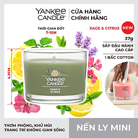 Hình ảnh Nến ly mini Yankee Candle (37g) - Sage & Citrus