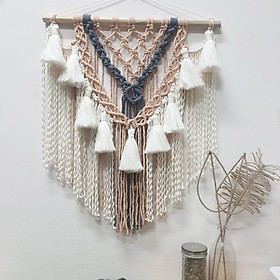 Mành macrame trang trí nhà cửa