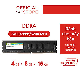 Mua Ram máy tính DDR4 Silicon Power 4GB/8GB/16GB 2400/2666/3200MMHZ RAM PC - Hàng chính hãng