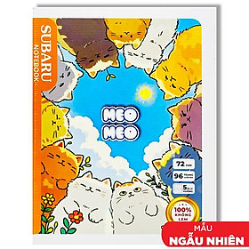 Tập Subaru Meo Meo - 5 Ô Ly Vuông - 96 Trang 72gsm - Vĩnh Thịnh A082-V1 (Mẫu Bìa Giao Ngẫu Nhiên)