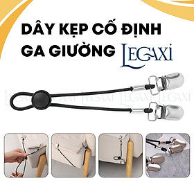 Dây kẹp cố định ga giường chống nhăn có kẹp nhựa bảo vệ co giãn không cần nhấc nệm Legaxi