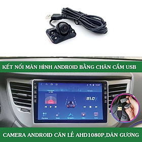 Mua Camera Android Căn Lề AHD1080P Chân Cắm USB 4 Đèn Led Cảm Biến Ánh Sáng Góc Quay 170 Độ Dán Gương