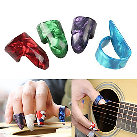 Set 4 Pick Gảy Đàn Guitar Đeo Ngón Tay Bằng Celluloid