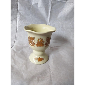 Mua Cốc đựng quả phật thủ D12 cm men vàng kim