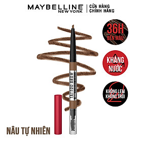 Chì Kẻ Mày 36H Lâu Trôi, Kháng Nước, Dễ Kẻ, Chuẩn Màu Tattoo Brow Maybelline New York Pigmented Pencil 0.25g