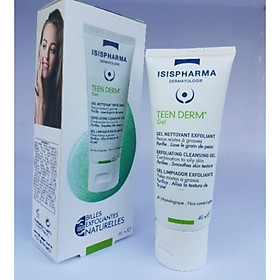 Gel Rửa Mặt Dành Cho Da Thường Giảm Nhờn Ngừa Mụn Teen Derm Gel Isis