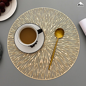 Mua Tấm Lót Bàn Ăn Placemat In Cách Nhiệt Bronzing Sang Trọng
