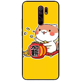 Ốp lưng dành cho Xiaomi Redmi 9 mẫu Mèo vung Tiền