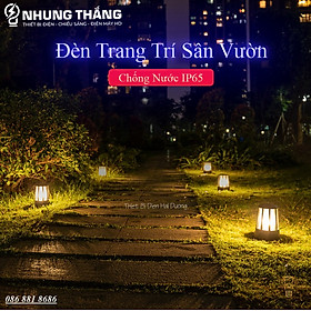 Đèn Sân Vườn Ngoài Trời LT-051 - Trụ Cổng Cột Đèn Hàng Rào Mái Hiên - Chống Nước Cao Cấp Decor Vintage - Có Video