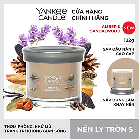 Nến ly tròn sáp đậu nành Yankee Candle size S - Amber & Sandalwood