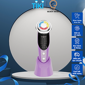 Máy đẩy tinh chất Ion âm nóng lạnh SeaSy SS18 giúp ngăn ngừa mụn, hỗ trợ nâng cơ mặt và tái tạo da-Hàng Chính Hãng