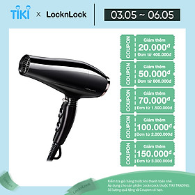 Máy Sấy Tóc Lock&Lock - Đen ENA146BLK 2000-2300W - Hàng chính hãng