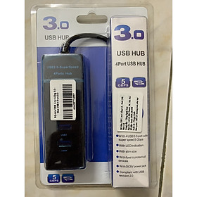 Hình ảnh Bộ chia USB 1 ra 4 cổng 3.0 - Hub USB 4 Port 3.0