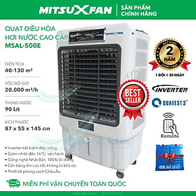 Mua Quạt Hơi Nước Công Nghiệp Cao Cấp MITSUXFAN MSAL-500E Inverter DT 40-130m²  90 Lít  Công Nghệ Nhật Bản - Hàng Chính Hãng