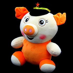 Gấu Bông Heo Phi Công (30 Cm) Gb286 (Tặng 1 Móc Khóa Dây Da Pu Đính Đá Lấp Lánh Màu Ngẫu Nhiên)